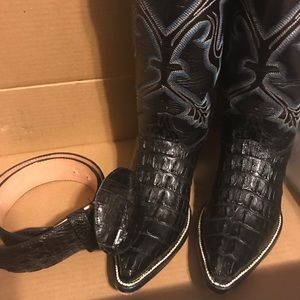 Authentic Alligator cowboy boots